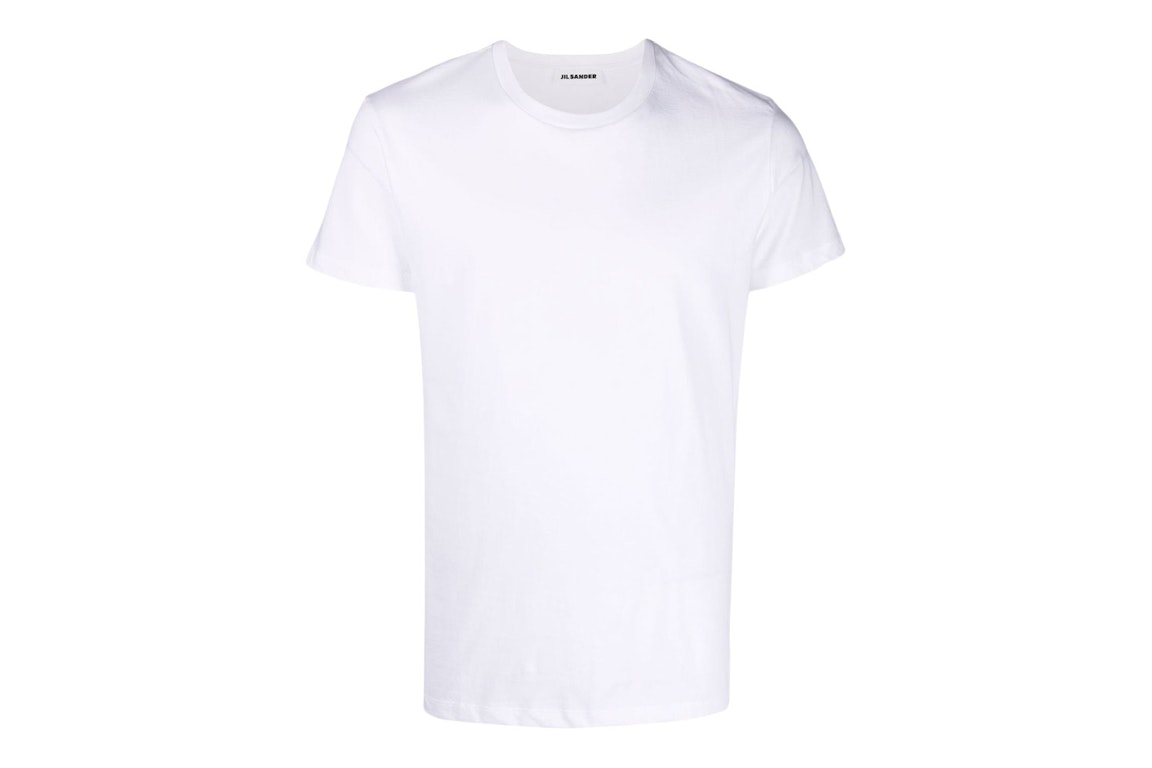 Pre-owned Jil Sander Round Neck Cotton T-shirt White
