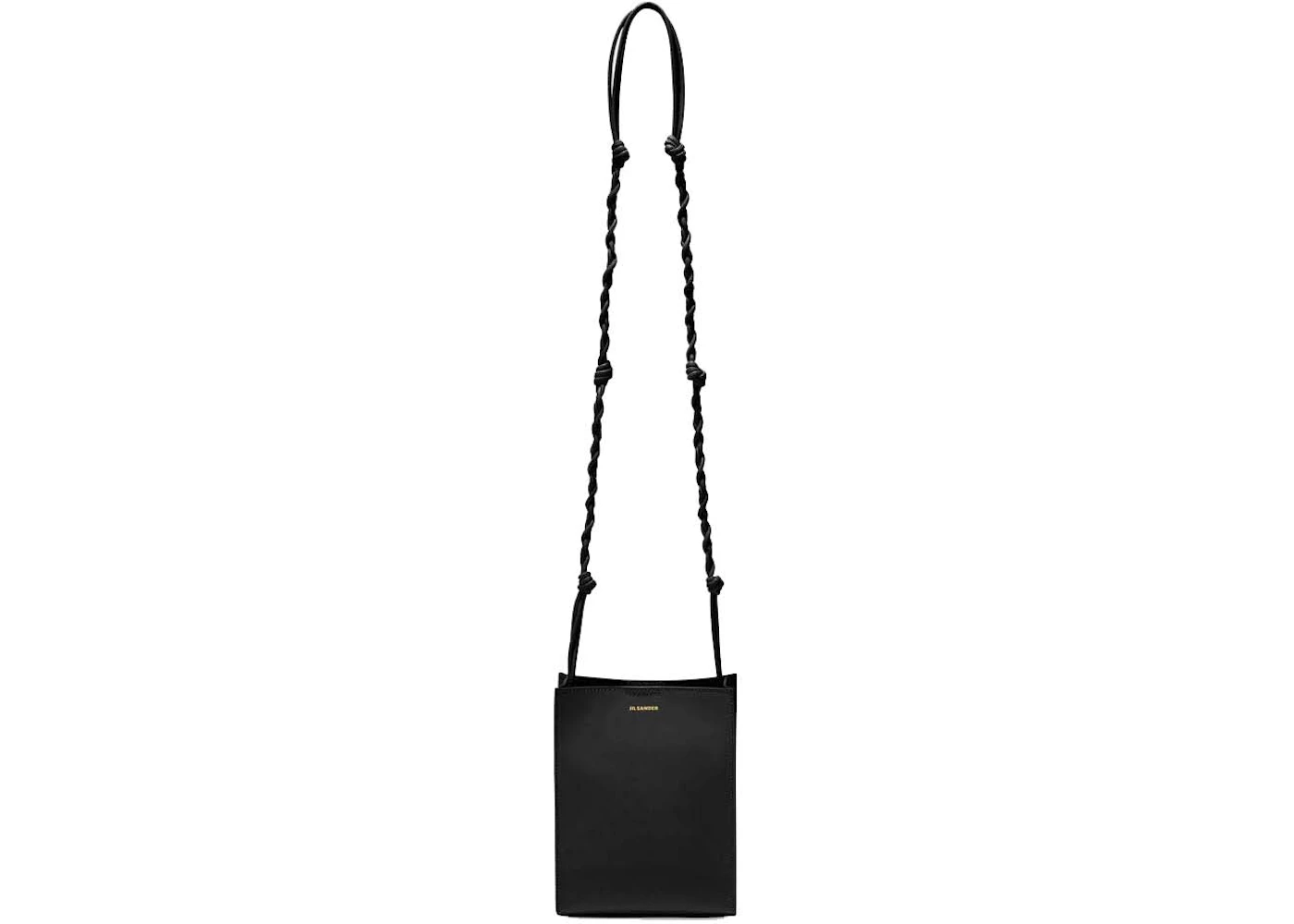 Jil Sander Tangle Small Crossbody Bag Black in Calfsin Leather with ...
