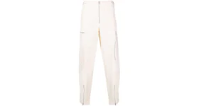 Jil Sander Zip Embellished Trousers White