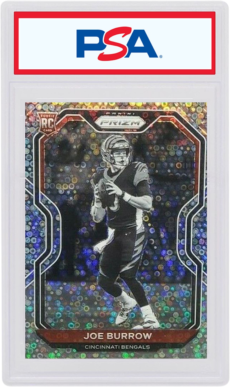 Joe Burrow 2020 Panini Prizm Rookie Variation No Huddle #307 (PSA or BGS Graded)