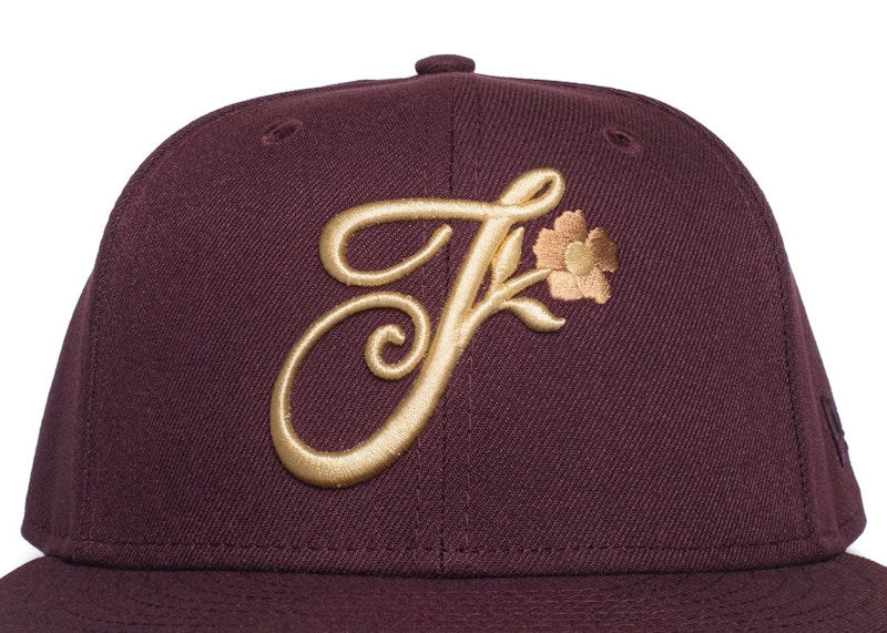 Joe Freshgoods J Flower Hat Maroon FW22 US