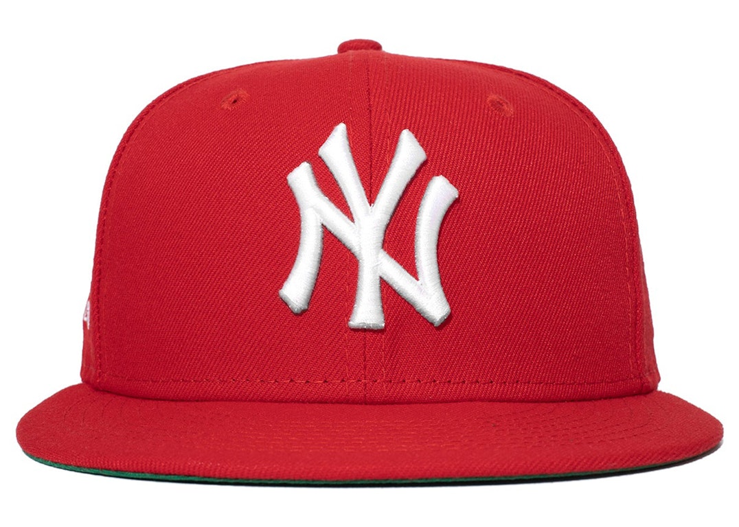 Pre-owned Joe Freshgoods Nyc Yankees By Jfg Hat Red