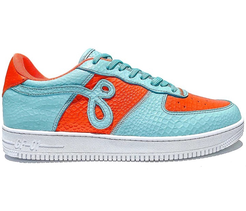 John Geiger GF-01 Teal Orange Men's - Sneakers - US