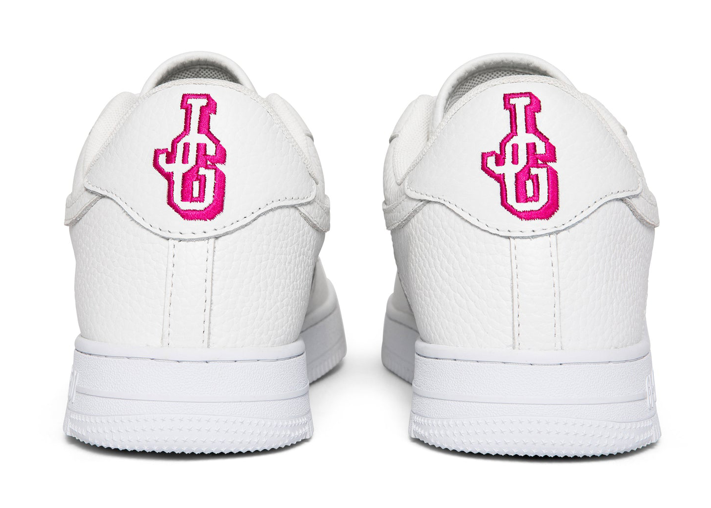 John Geiger GF-01 White Pebbled Leather Pink Embroidery メンズ ...