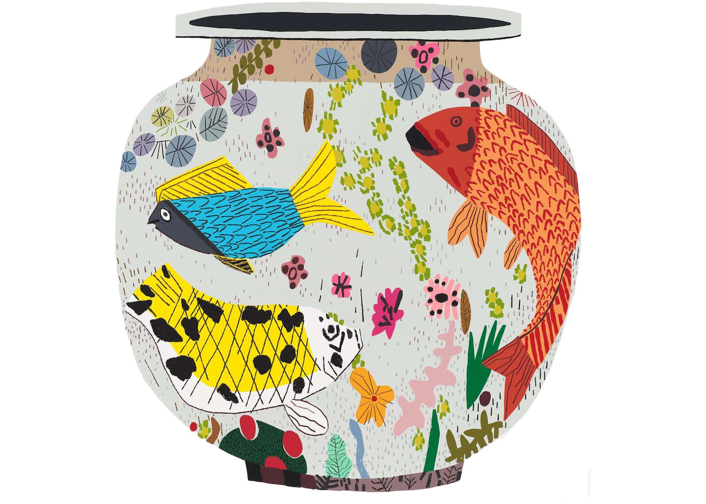 Jonas Wood Fish Pot 2020 Print Signed Edition Of 50 US fish-pot-2-6-set-seven-bros-cookware-uk