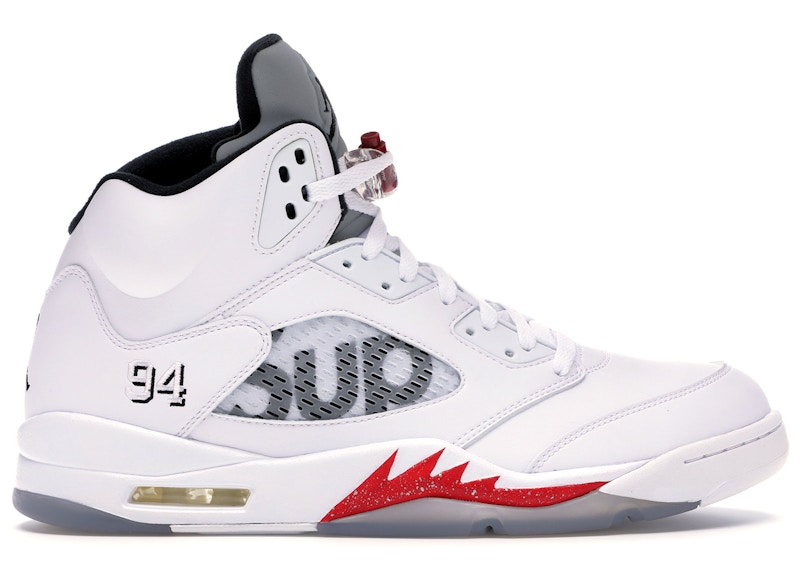 Jordan 5 Retro Supreme White - 824371-101