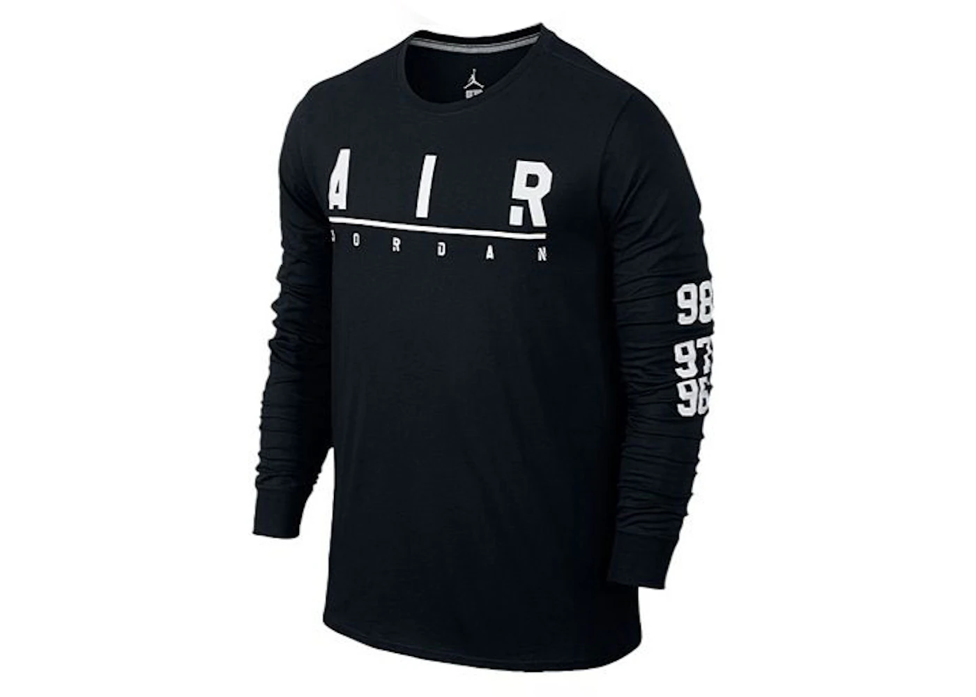 Jordan AJ Air Long Sleeve Tee Black Men's - SS22 - US