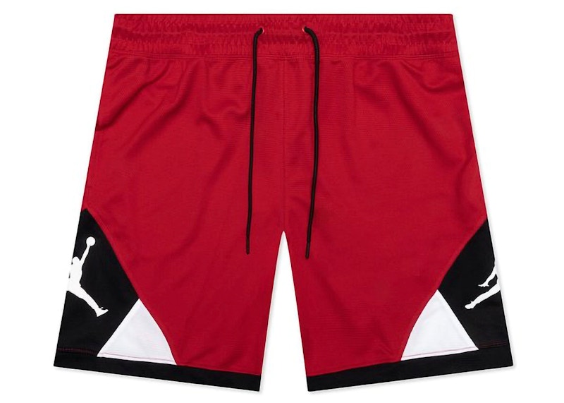 Pre-owned Jordan Men's Air Diamond Drifit Shorts In Red