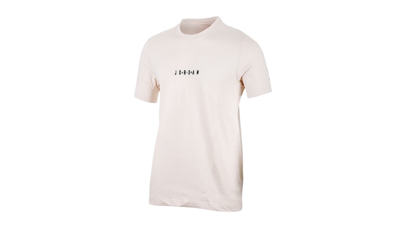 Pre-owned Jordan Men's Air Short Sleeve T-shirt In Light Brown