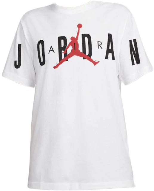 Barrio bajo Mathis pecho Jordan Air T-shirt White/Black/Gym Red - ES