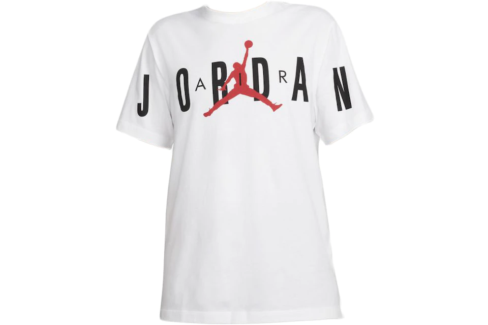 arena Pantalones encender un fuego Jordan Air T-shirt White/Black/Gym Red - ES