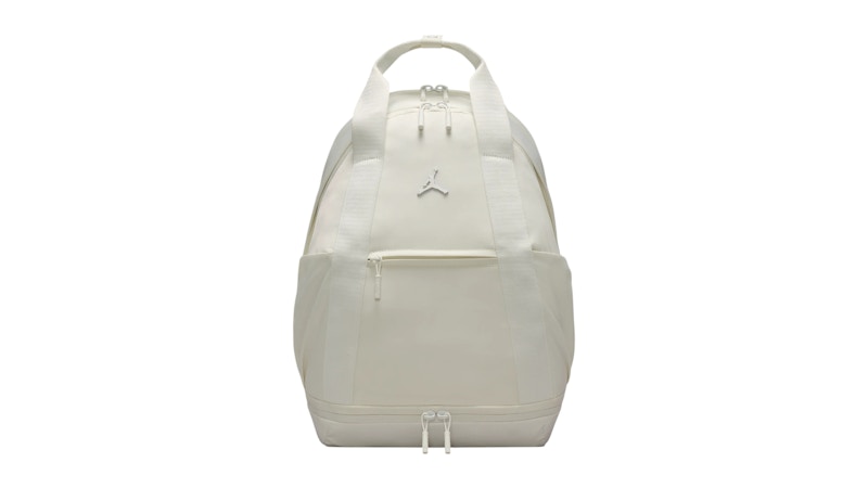 Pre-owned Jordan Alpha 28l Backpack In Sail In Sand