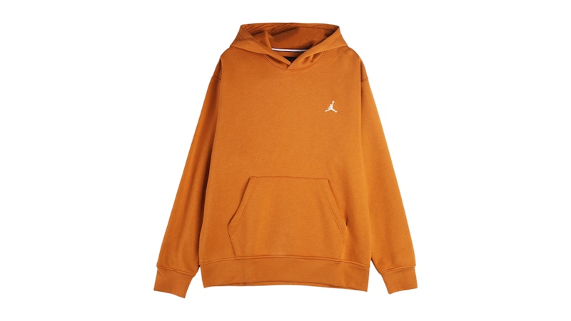 Pre-owned Jordan Men's Brooklyn Fleece Pullover Hoodie In Brown