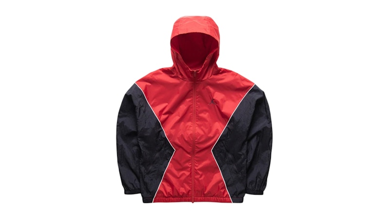 ジャケット・アウター Jordan Brooklyn Hooded Draft Jacket Jordan Brooklyn Men's Hooded Draft Jacket Black / Gym Red