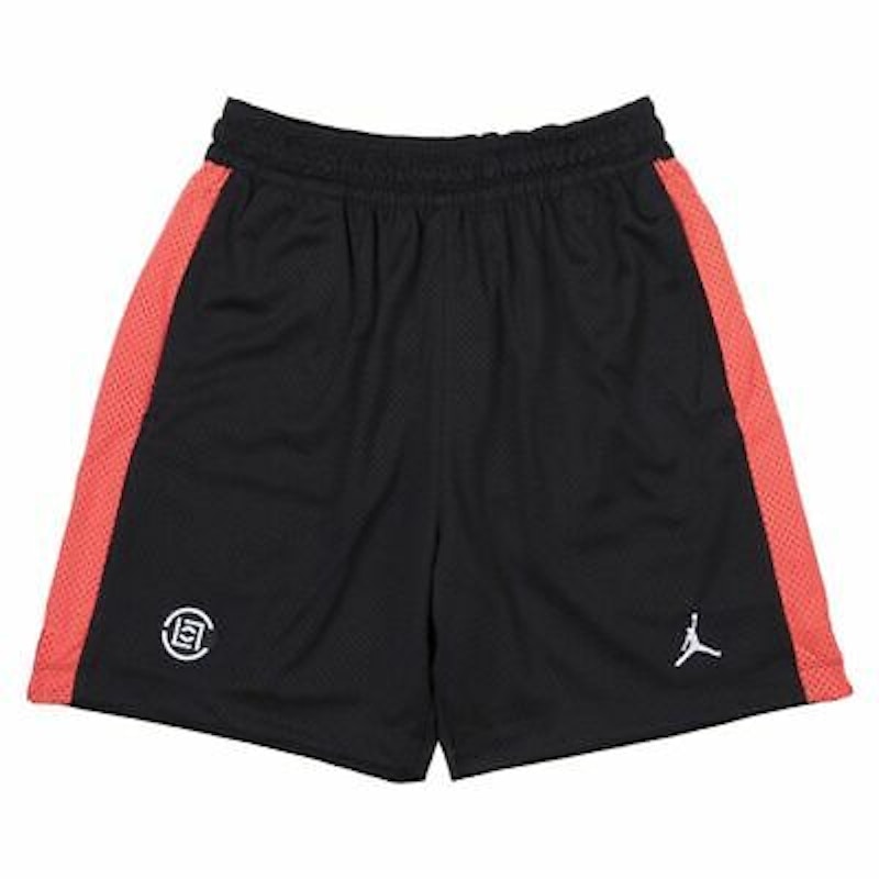 Jordan shorts black sales and red