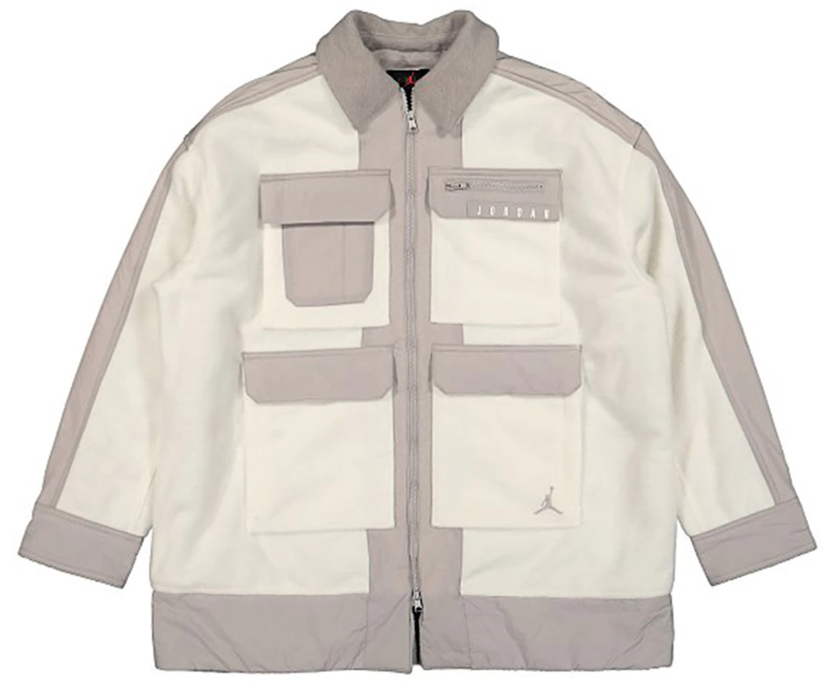 Cozy white Louis Vuitton zipper jacket