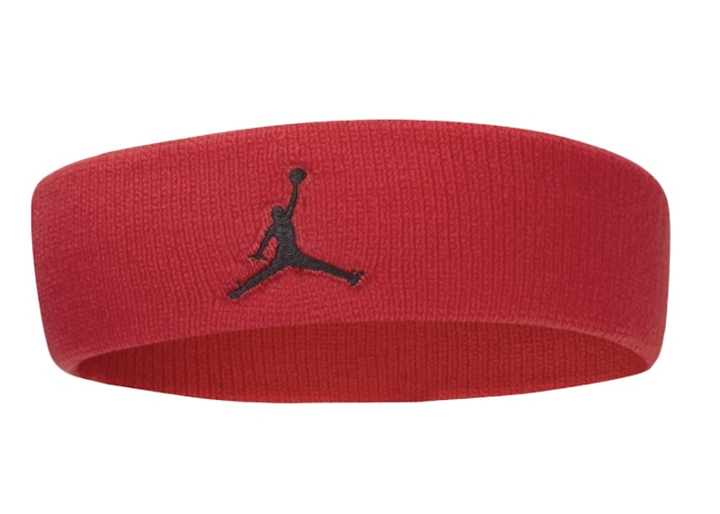 Jordan Dri Fit Jumpman Headband Gym Red Black Men s GB