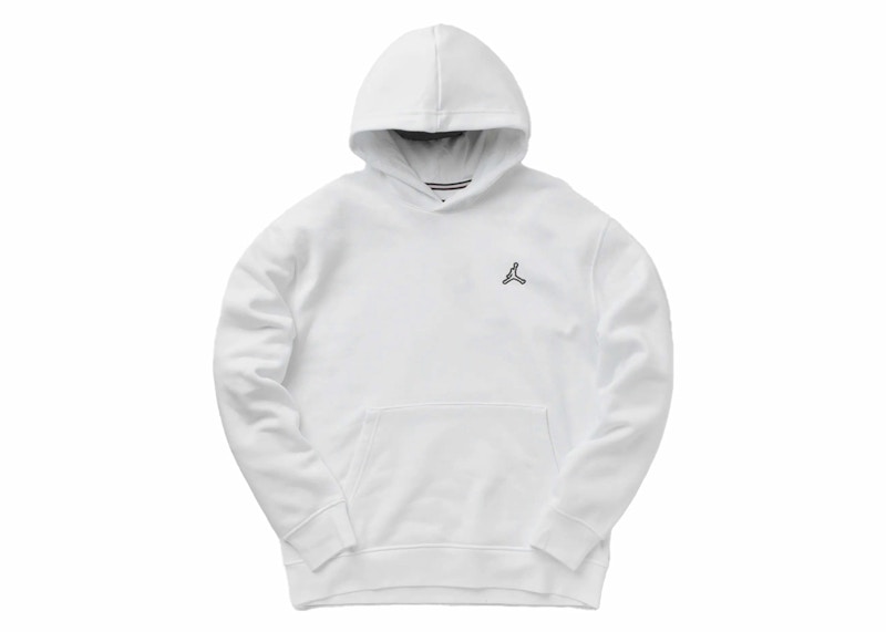 mens white jordan hoodie
