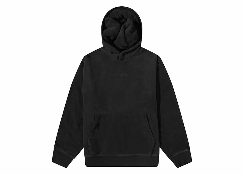 Jordan Essential Fleece Winter Hoodie Pure Black Men's - FW23 - US