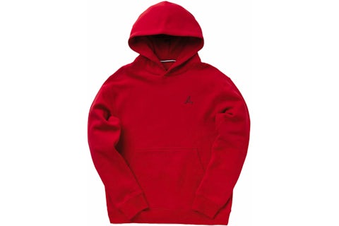 Jordan Essentials Fleece Pullover Hoodie Red Men's SS24 US