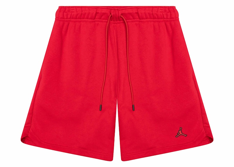 Pre-owned Jordan Men's Essentials Fleece Shorts In Red
