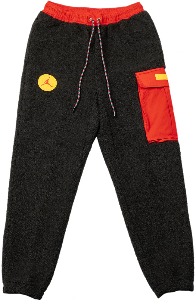 Jordan Essentials Mountainside Fleece Pants Black Men's - SS22 - US