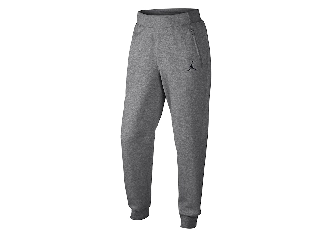 Pre-owned Jordan Fleece Pants Grey