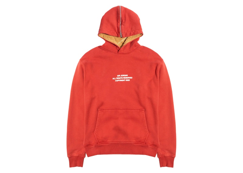 Nike jordan red discount hoodie