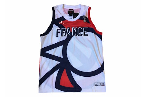 Maillot Jordan France Jumpman Rouge/Blanc/Bleu Homme de la