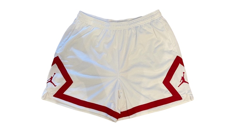 Pre-owned Jordan Women's  (her)itage Diamond Shorts In White