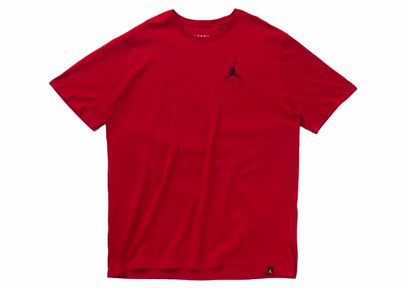 Camiseta Jordan Jumpman Air Bordada Rojo Hombre SS24 US