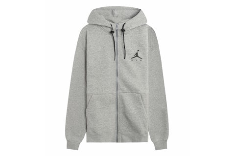 Jordan Jumpman Air Fleece Full-Zip Hoodie Grey Men's SS24 US