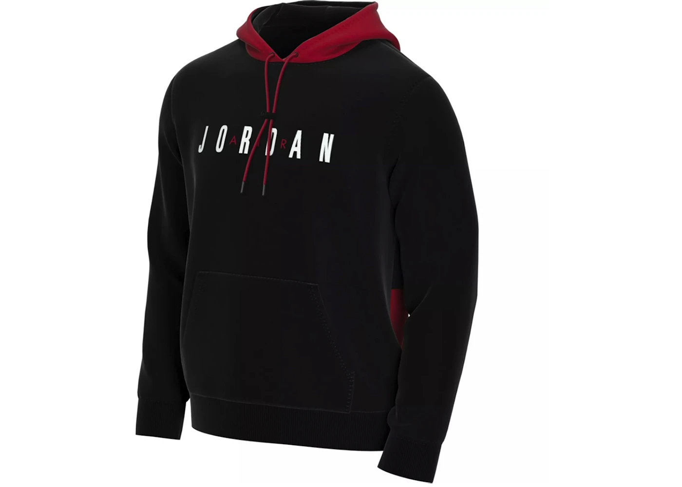 Jordan Jumpman Air GFX Fleece Hoodie Black/Red Men's - SS24 - US