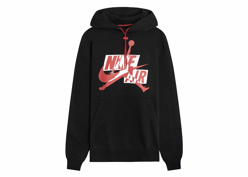 Air jordan jumpman classics fleece cheap pullover hoodie black