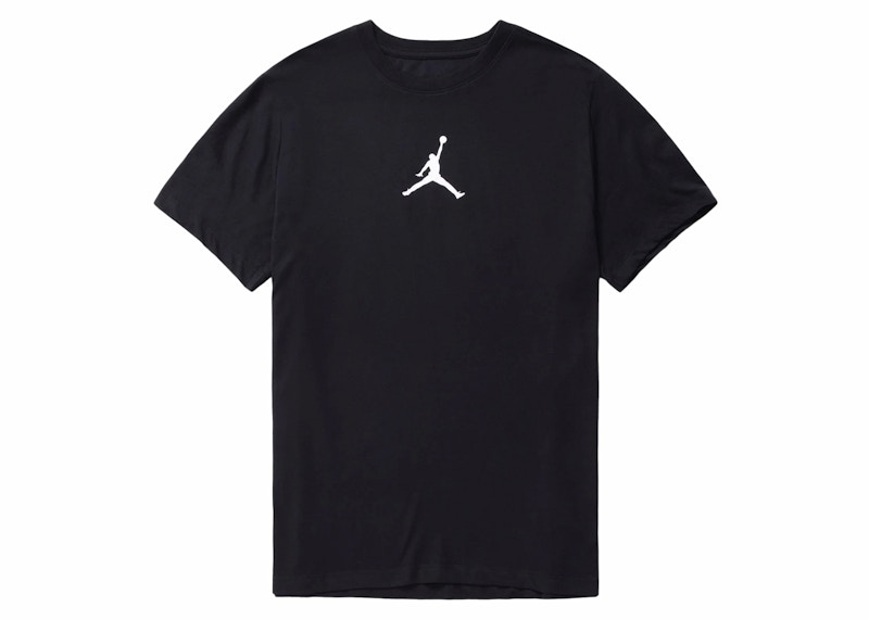 Pre-owned Jordan Men's Jumpman Drifit Short Sleeve T-shirt In Black