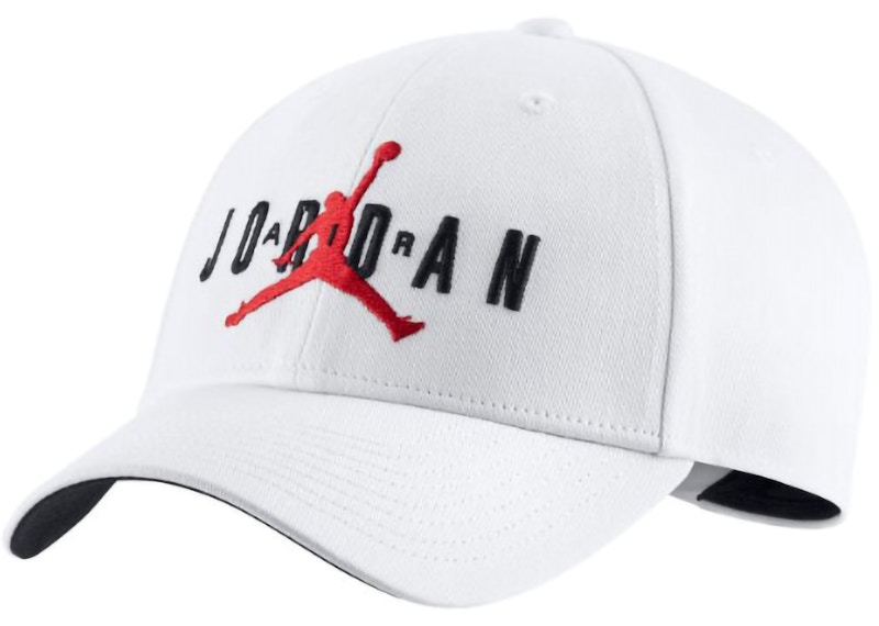 Pre-owned Jordan Jumpman Legacy91 Air Hat In White/gym Red