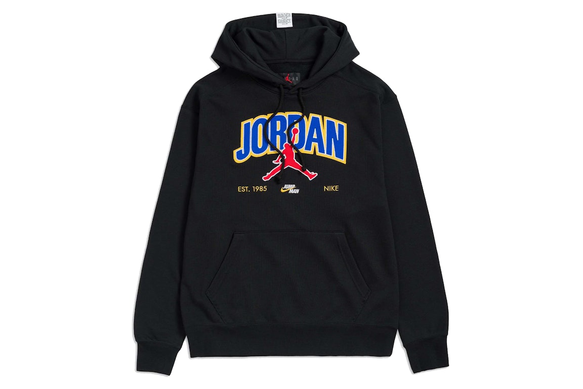Pre-owned Jordan Jumpman Pullover Hoodie Black