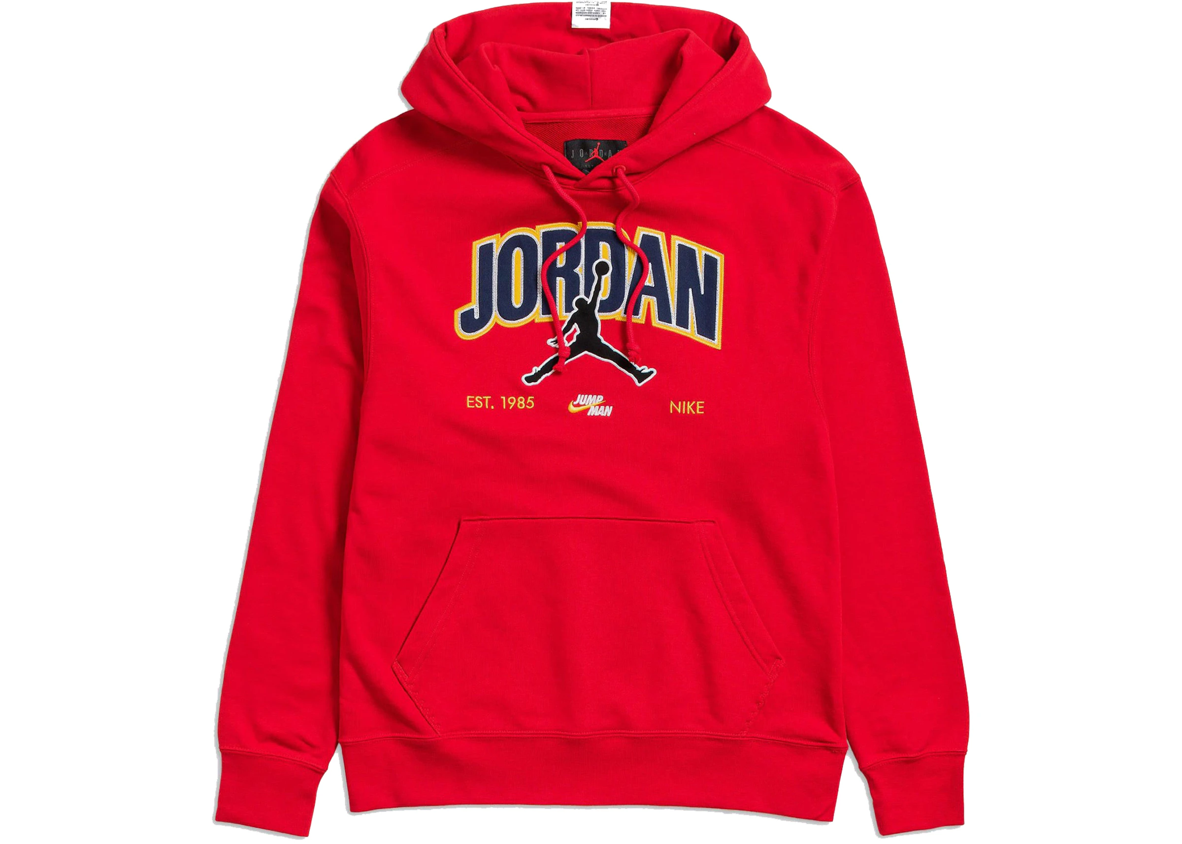 lukker rack Fantasifulde Jordan Jumpman Pullover Hoodie University Red - SS22 - US