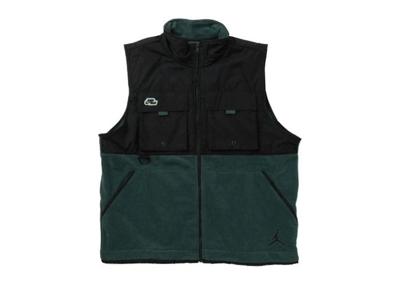 Pre-owned Jordan Men's  Jumpman Vest In Green/black In Multi