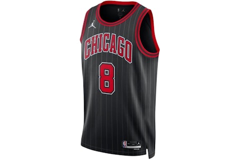 Jordan Lavine Zach Chicago Bulls 2022 Dri-Fit Jersey Black Men's US