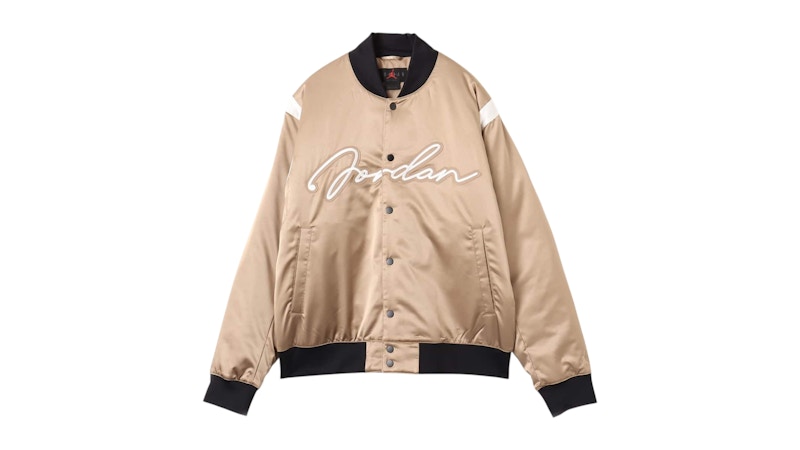 JORDAN MVP バーシティジャケット Jordan MVP Varsity Bomber Jacket Beige Men's - US