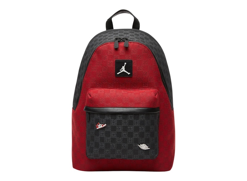 Jordan Monogram 20L Backpack Black/Red
