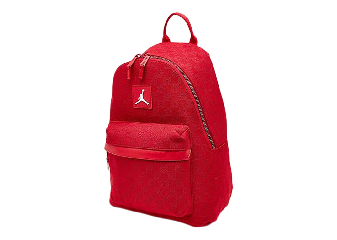 Pre-owned Jordan Monogram Backpack Gym Red