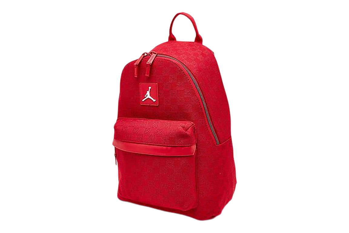 Pre-owned Jordan Monogram Backpack Gym Red