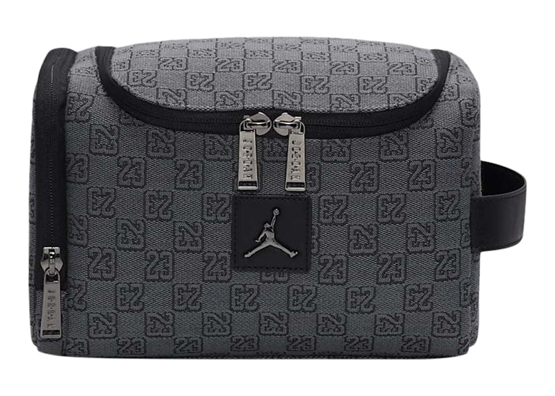 Jordan Monogram Dopp Kit (5.9L) Dark Smoke Grey in Polyester