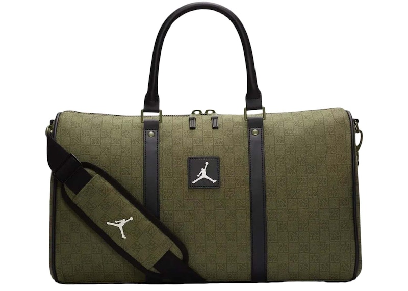 Jordan Monogram Duffle Bag (Green Zipper) Green Men's - US