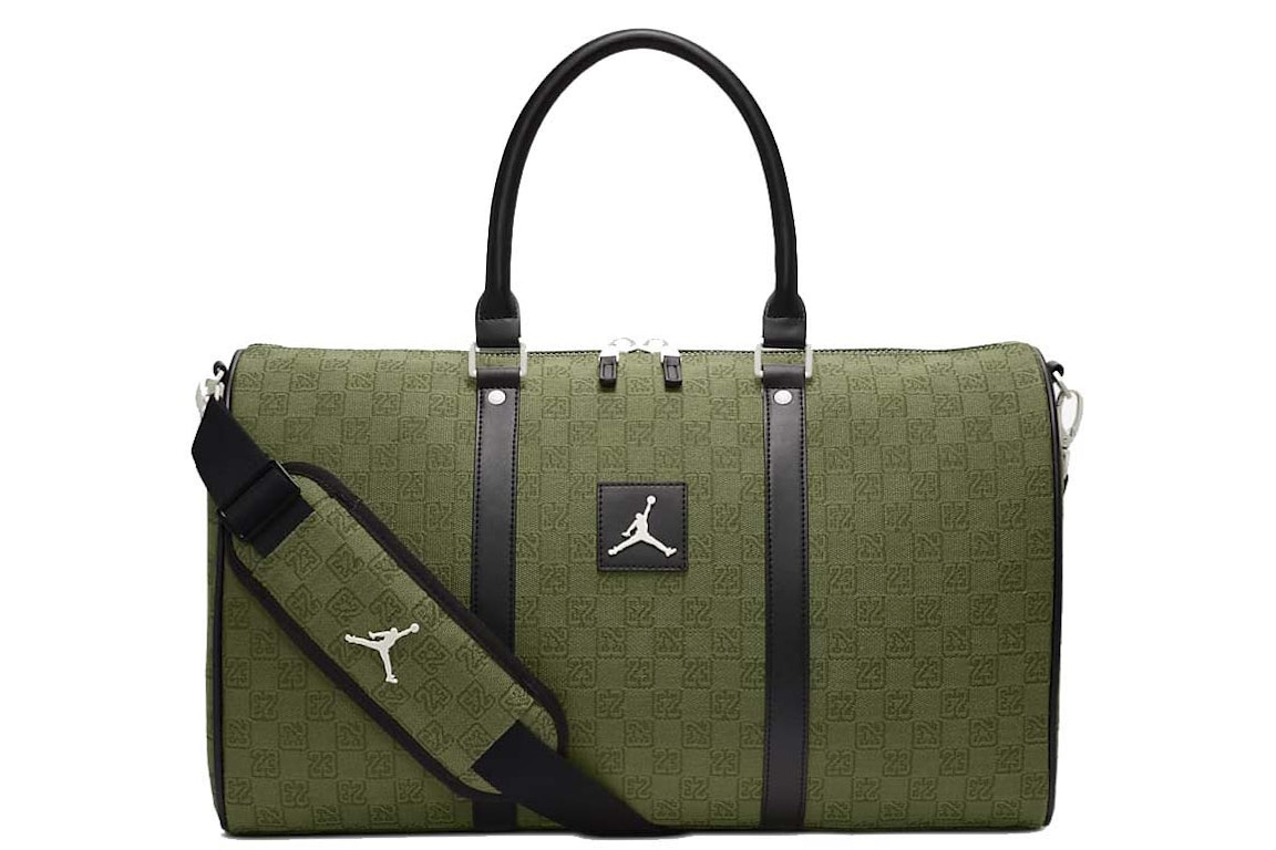 Pre-owned Jordan Monogram Duffle Bag Green