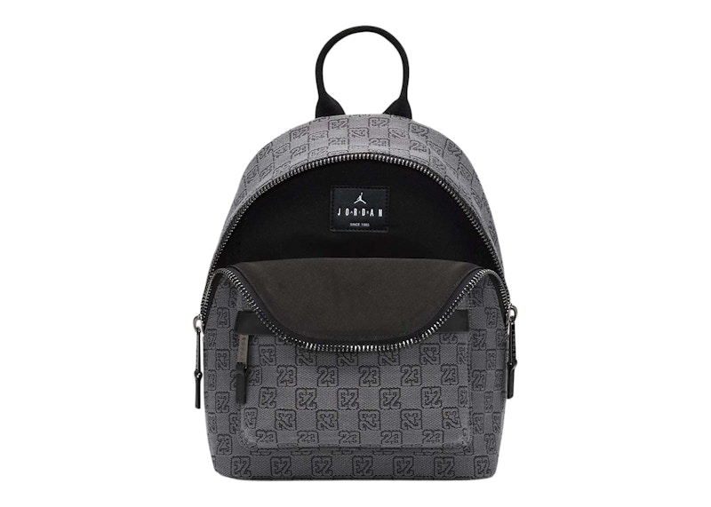 Jordan Monogram Mini Backpack (8L) Dark Smoke Grey in Polyester