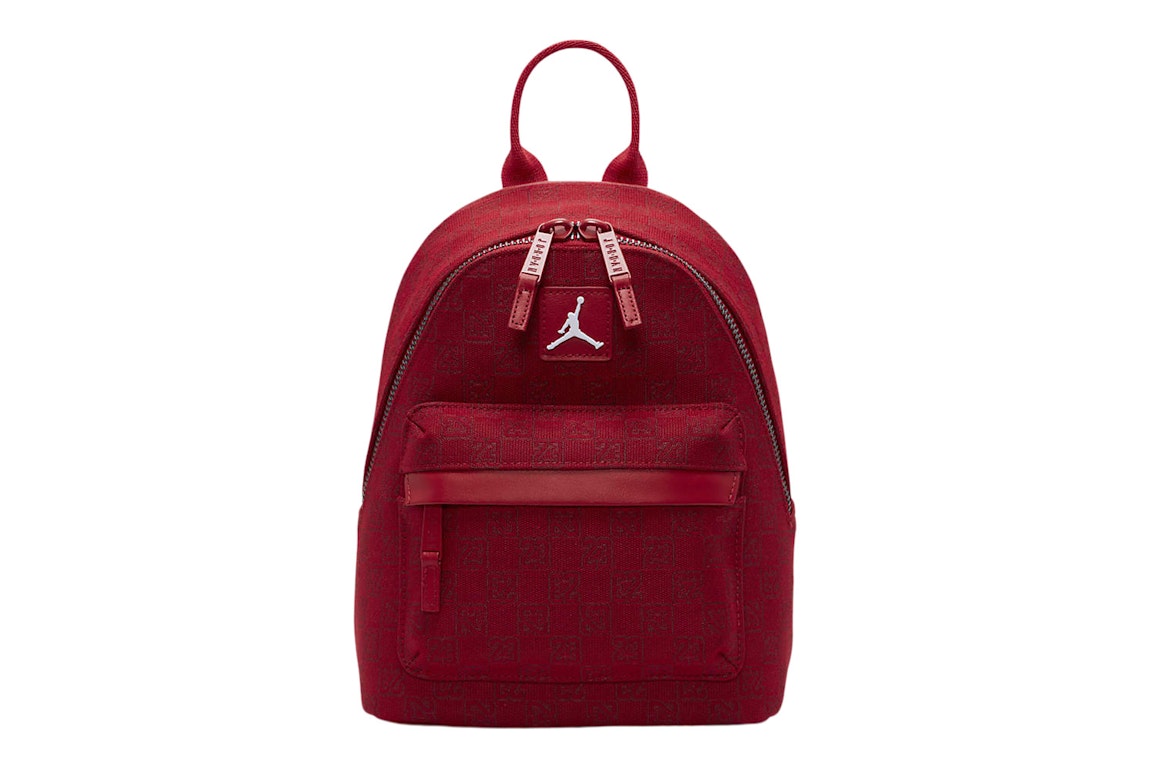 Pre-owned Jordan Monogram Mini Backpack Gym Red