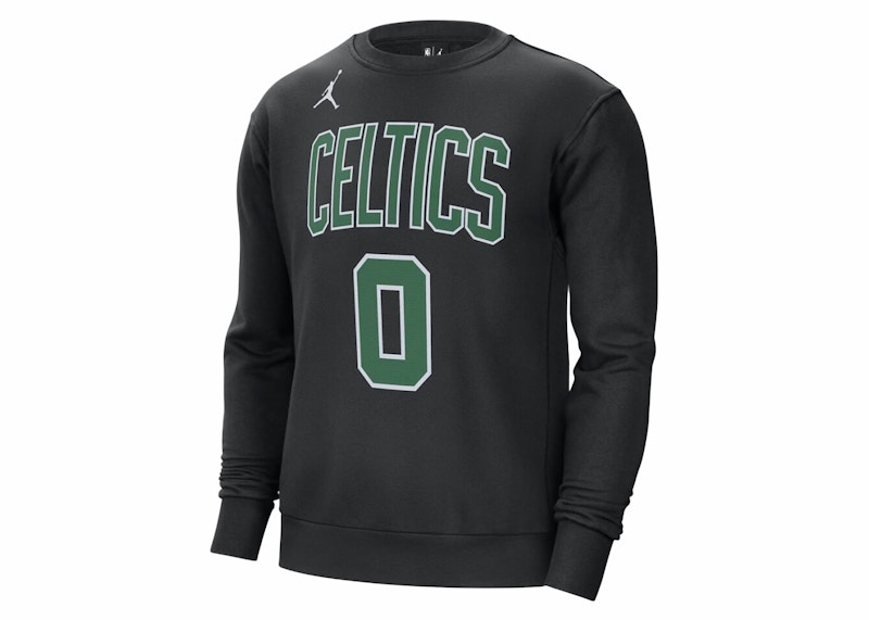 boston celtics courtside nba fleece crew sweatshirt